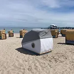 Lyxtält Schlafstrandkorb Nr. 4 Timmendorfer Strand