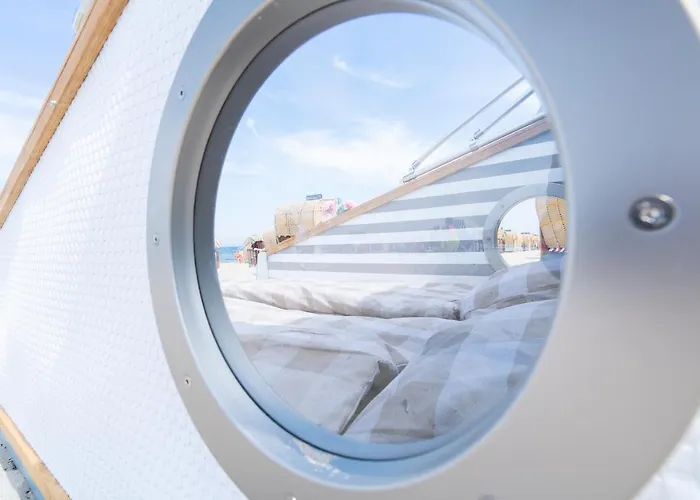 Schlafstrandkorb Nr. 4 럭셔리텐트 *